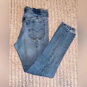 Levi's Light Wash Skinny Jeans